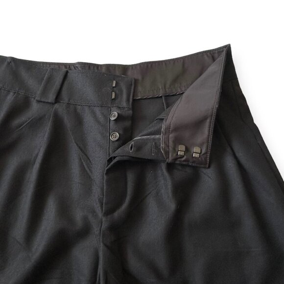 Miu Miu FW2006 Black Wool Culottes Skirt Shorts IT46 Runway - Picture 7 of 14